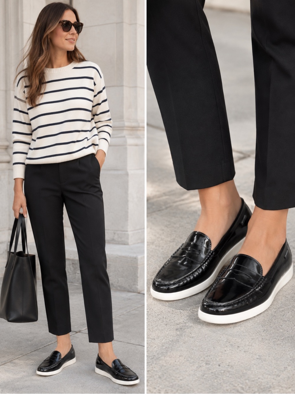 Cole Haan Patent Leather Loafers 7.5